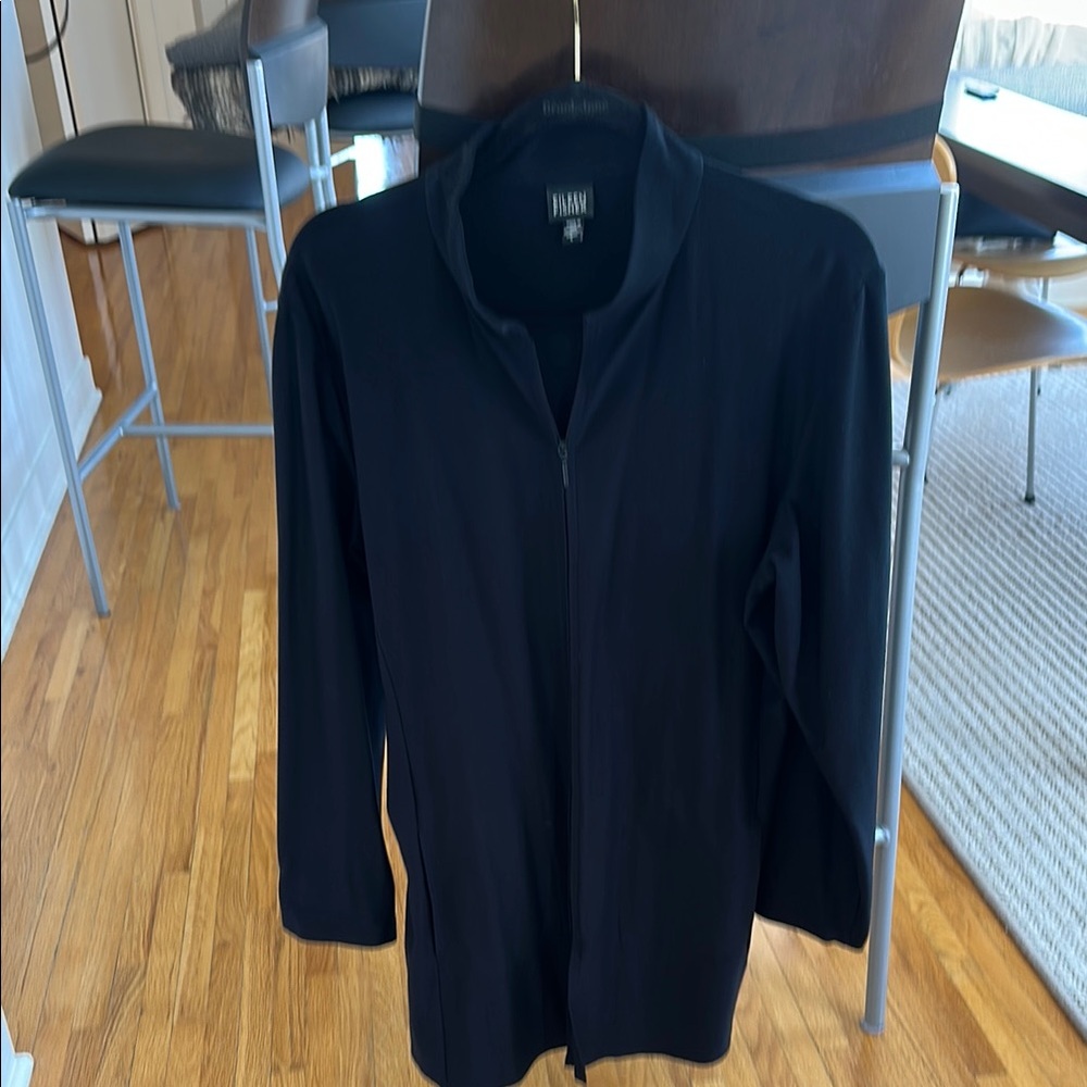 Eileen Fisher black lightweight top